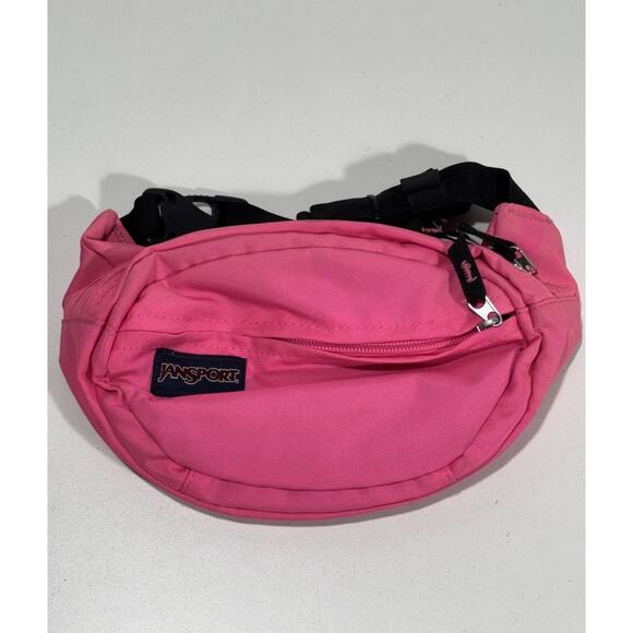 Jansport Fanny Pack Fifth Avenue Fluorescent Pink, Vintage 90s/Y2K Bag NOS - Picture 1 of 5